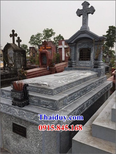 39 Mộ lăng mồ mả công giáo đạo thiên chúa bằng đá thanh hóa đẹp bán tại Lâm Đồng