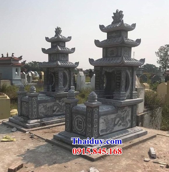 39 Mộ mồ mả đá ba mái đẹp bán tại Bạc Liêu