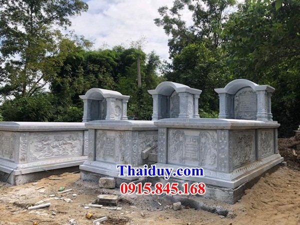 41 Mộ mồ mả đá ninh bình một mái cất giữ để đựng hũ tro hài cốt ông bà bố mẹ gia đình dòng họ ba má đẹp bán tại Hậu Giang