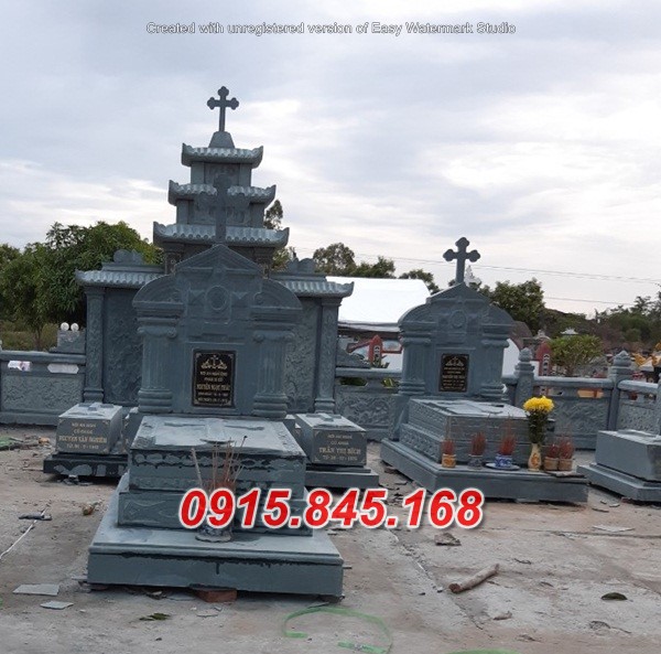 43 Mộ công giáo bằng đá đẹp bán tại Bình Phước - 09.05.2024
