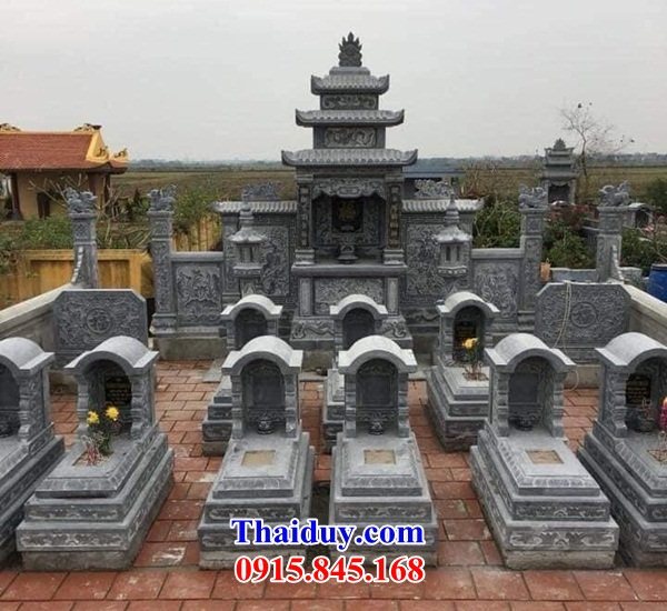 44 Mộ mồ mả đá thanh hóa nguyên liền khối cao cấp hiện đại đơn giản không mái tam ba năm cấp đẹp bán tại Quảng Ninh