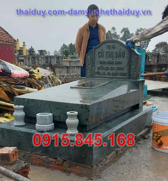 46 Mộ công giáo bằng đá đẹp bán tại An Giang - 09.05.2024