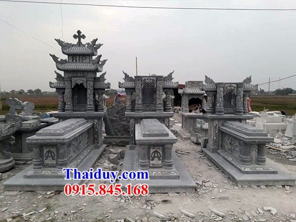 46 Mộ lăng mồ mả công giáo đạo thiên chúa bằng đá đẹp bán tại An Giang