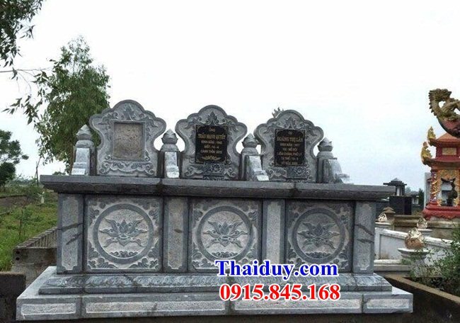 46 Mộ mồ mả đôi hai ba bốn ngôi liền nhau cất giữ để đựng hũ tro hài cốt gia đình dòng họ ông bà bố mẹ ba má bằng đá đẹp bán tại Tây Ninh