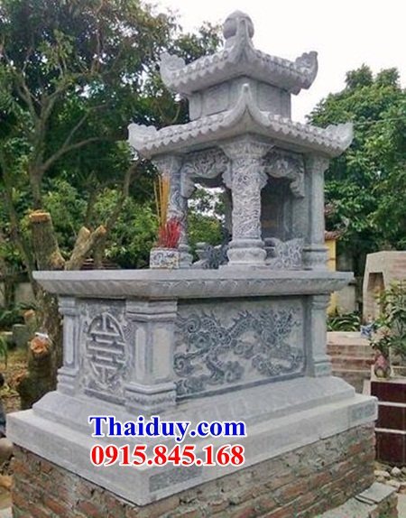 54 Mộ mồ mả hai mái bằng đá thanh hóa cất giữ để đựng hũ hộp tro hài cốt ông bà bố mẹ ba má đẹp bán tại Lâm Đồng