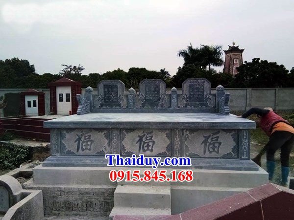 57 Mộ mồ mả đôi bằng đá thanh hóa đẹp hai ba bốn ngôi liền nhau cất giữ để đựng hũ tro hài cốt gia đình dòng họ ông bà bố mẹ bán tại Bình Thuận