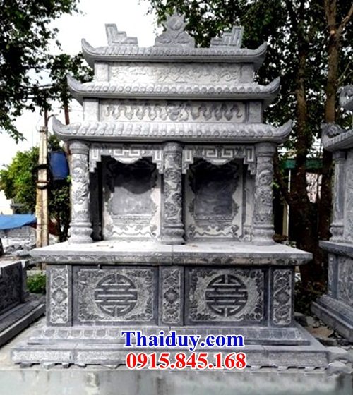 60 Mộ mồ mả đôi bằng đá đẹp bán tại Bình Định