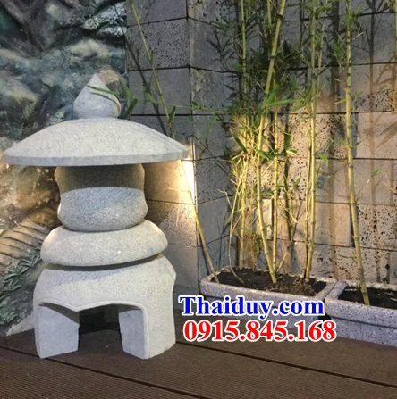 86 Mẫu đèn sân vườn trang trí biệt thự non bộ bằng đá xanh đẹp bán tại Hà Nội