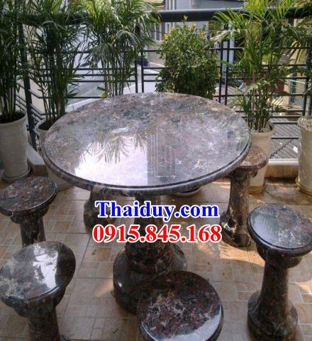 87 Mẫu bộ bàn ghế đá tự nhiên nguyên khối đẹp trang trí sân vườn biệt thự bán tại Hà Nội