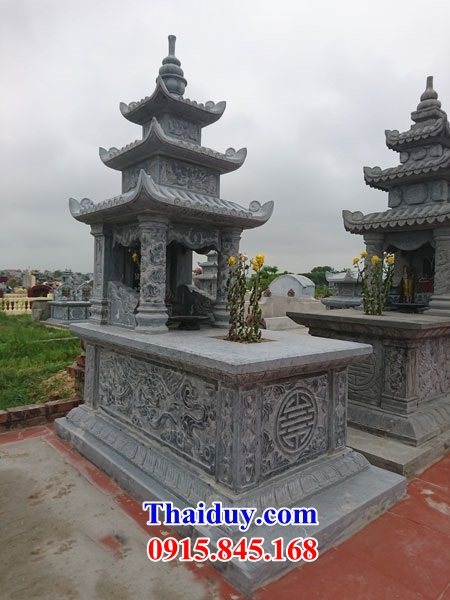 Bán báo giá mộ ba đao ba mái bằng đá tự nhiên Ninh Bình đẹp toàn quốc