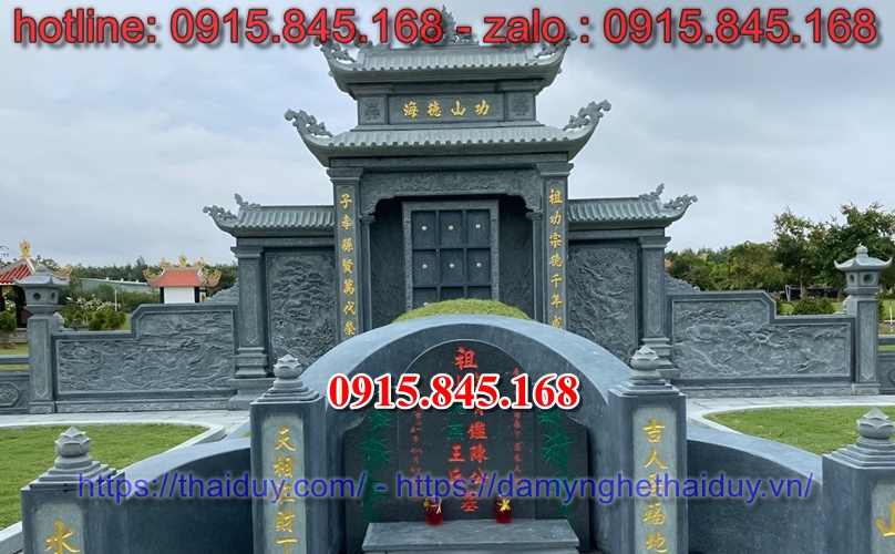 Khu lăng thờ chung bằng đá Ninh Bình đẹp - 26.04.2024