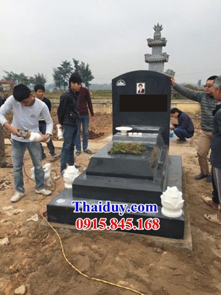 Lăng mộ tam cấp bằng đá kim sa tự nhiên đẹp nhất Việt Nam