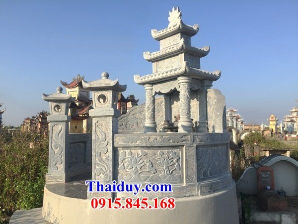 Lăng mộ tròn bằng đá mỹ nghệ Ninh Bình