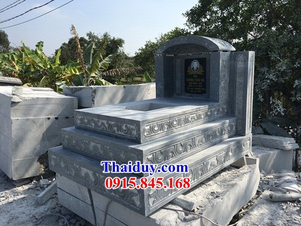 Mẫu mộ đá mỹ nghệ Ninh Bình không mái cất tro cốt hỏa táng