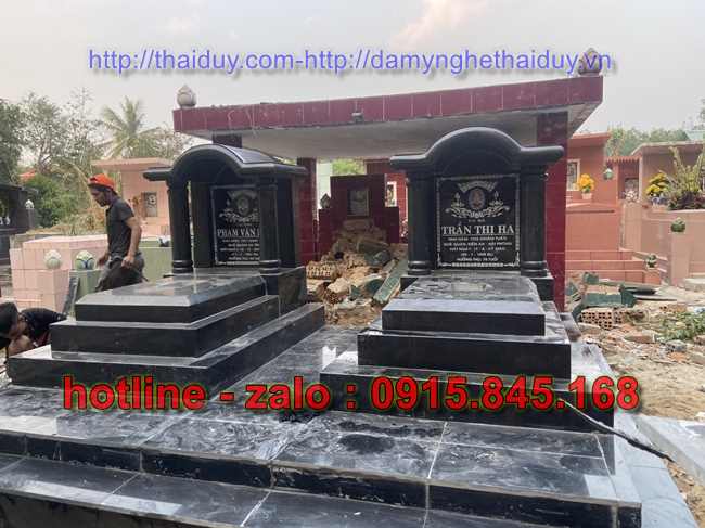 Mộ hiện đại bằng đá granite hoa cương - 04.05.2024