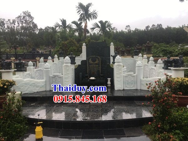 Thiết kế 10 nghĩa trang bằng đá trắng đẹp bán Hà Nam