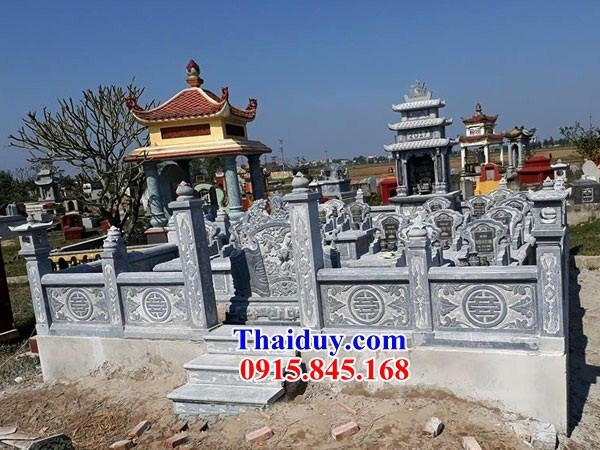 Xây 22 lăng mộ gia đình bằng đá cao cấp đẹp nhất tại Ninh Bình