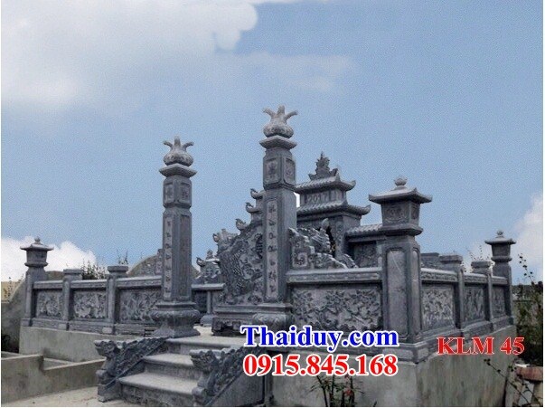 Xây 22 lăng mộ gia đình bằng đá hiện đại đẹp nhất tại Ninh Bình