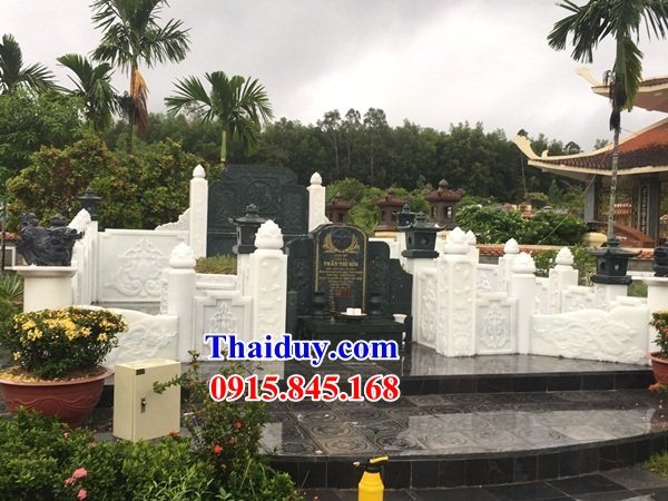 Xây 22 lăng mộ gia đình bằng đá trắng đẹp nhất tại Ninh Bình