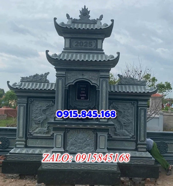 cây hương nghĩa trang gia đình bằng đá, lầu thờ lăng mộ gia tộc dòng họ đá khối, củng kỳ đài thờ xây đá granite gạch xi măng,