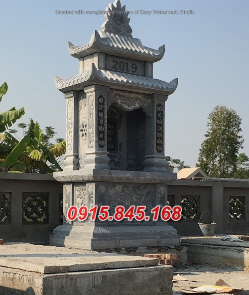 Mộ đá hai mái kích thước lớn