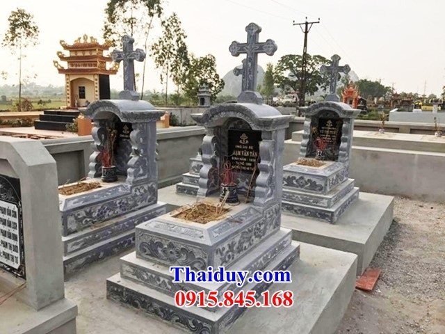 30 Mộ lăng mồ mả công giáo đạo thiên chúa bằng đá ninh bình đẹp bán tại Bình Định
