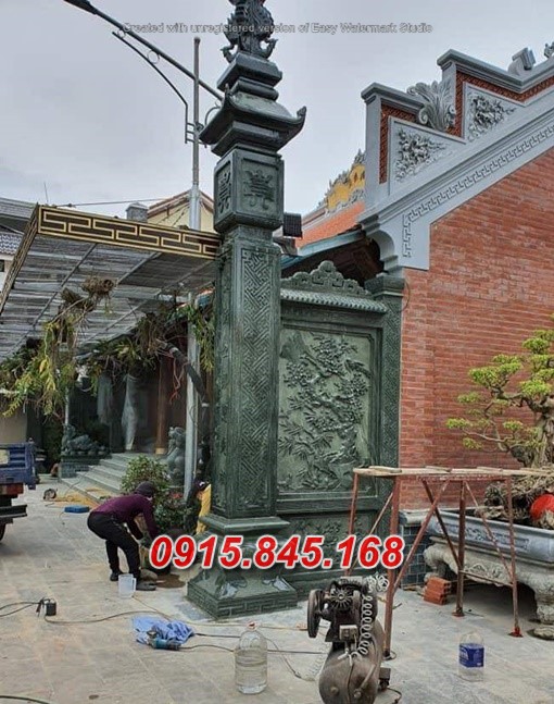 cột đá nhà thờ họ từ đường, cột đá đình chùa miếu, cột đá hiên nhà, cột đá đồng trụ, cột đá vuông, cột đá hình tròn, giá bán cột đá, địa chỉ bán cột đá,