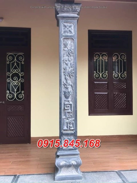 cột đá nhà thờ họ từ đường, cột đá đình chùa miếu, cột đá hiên nhà, cột đá đồng trụ, cột đá vuông, cột đá hình tròn, giá bán cột đá, địa chỉ bán cột đá, 