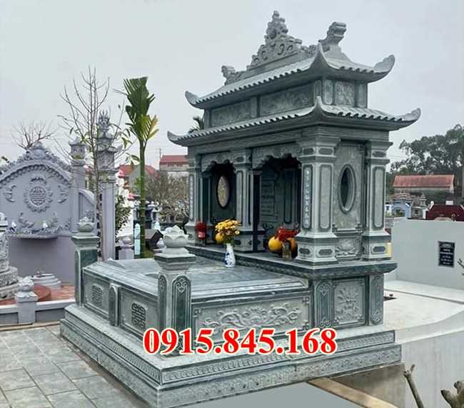 12 Mẫu mộ đá cao cấp một mái nhà mồ tro cốt đẹp tại Tiền Giang