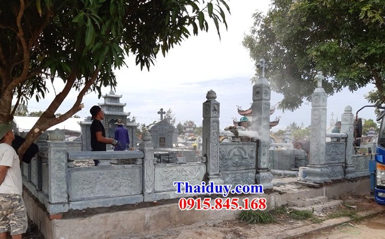 16 nghĩa trang ba má đá cao cấp đạo thiên chúa công giáo đẹp nhất bán cà mau