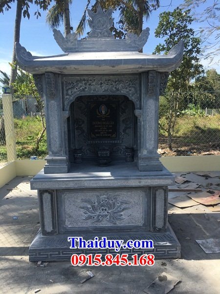 17 Củng thờ chung bằng đá xanh cao cấp nghĩa trang khu lăng mộ gia đình dòng họ ông bà bố mẹ đẹp nhất bán Sơn La