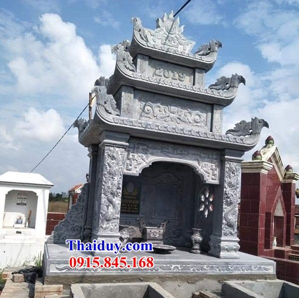 18 Củng đá xanh thanh hóa thờ nghĩa trang lăng mộ ông bà bố mẹ đẹp bán Điện Biên