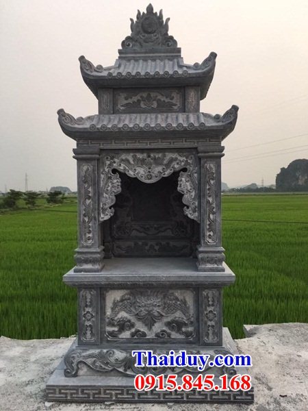 19 Củng đá xanh thanh hóa thờ khu lăng mộ ông bà bố mẹ gia đình dòng họ đẹp Lai Châu