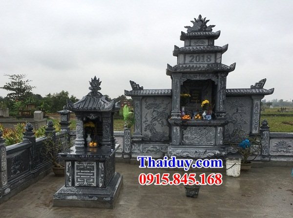 21 Củng đá thờ chung nghĩa trang dòng họ gia đình ông bà bố mẹ đẹp bán tại Nghệ An