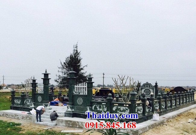 26 khu lăng mộ nghĩa trang gia đình dòng họ đá xanh rêu cao cấp đẹp nhất hậu giang phong thủy