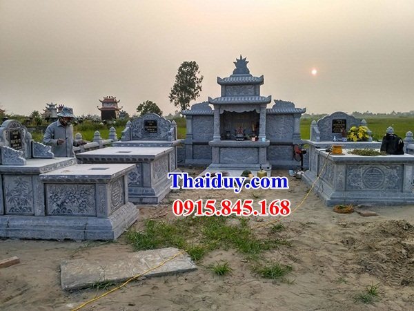 27 Củng đá tự nhiên nguyên khối thờ lăng mộ bố mẹ ba má đẹp Quảng Nam