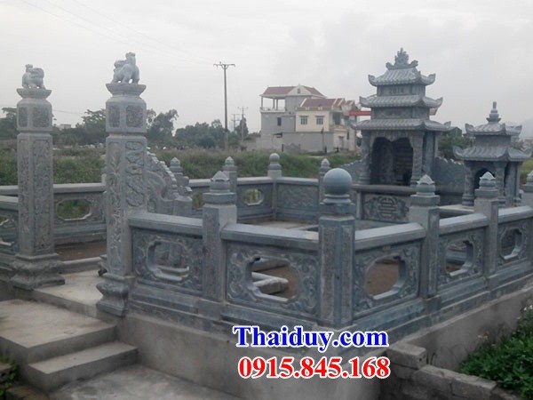 27 Tường hàng rào đá thanh hóa hiện đại khu lăng mộ mồ mả nghĩa trang đẹp bán Đồng Nai