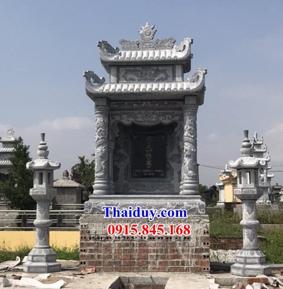 31 Lăng thờ chung thần linh nghĩa trang đá xanh tự nhiên gia đình dòng họ đẹp bán Khánh Hòa