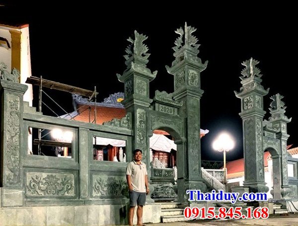 36 kích thước cổng đá chùa đẹp thừa thiên huế