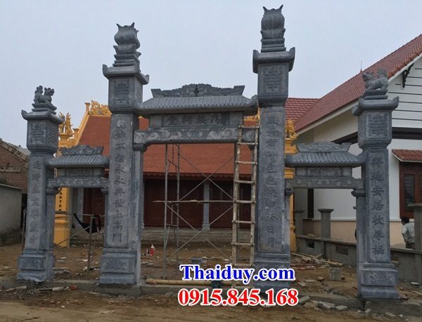 41 kích thước cổng đá ninh bình nguyên khối đình làng nhà thờ họ từ đường gia tộc tổ tiên đẹp thanh hóa