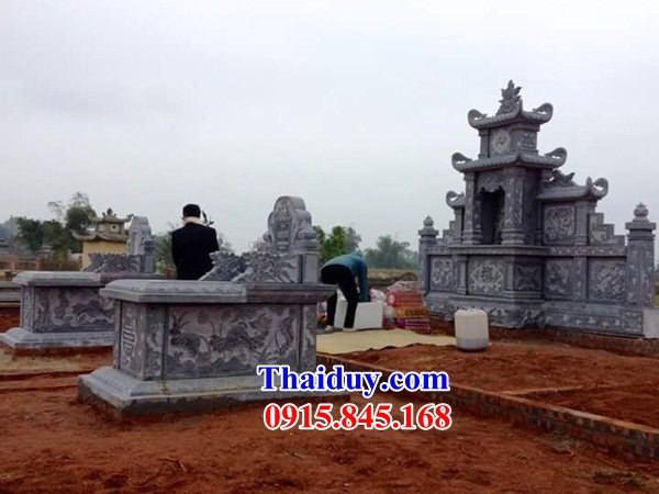44 Am thờ lăng mộ mồ mả đá xanh thanh hóa đẹp bán tại Tây Ninh
