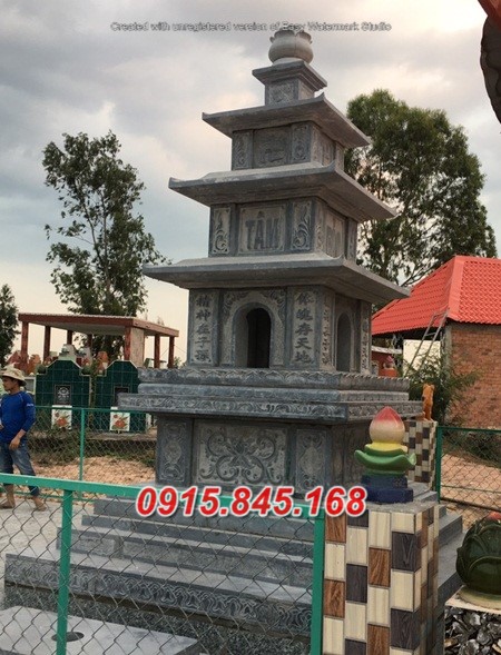 47 Mộ tháp phật giáo đá xanh tự nhiê đẹp nhất Yên Bái