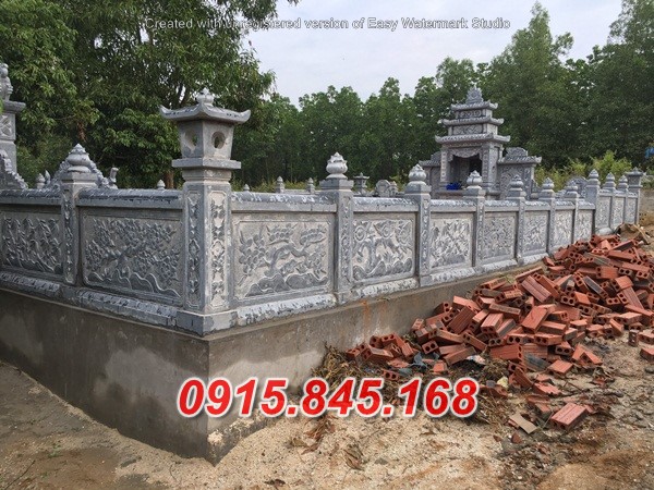 55 Tường rào lăng mộ nhà mồ bằng đá đẹp Lào Cai