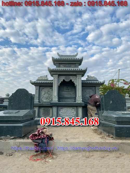 61 Nhà mồ mả đá bố mẹ đẹp tại Thái Nguyên - 26.04.2024