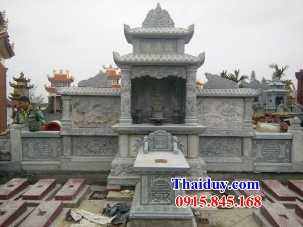 62 Mẫu lầu đá đẹp phong thủy nghĩa trang khu lăng mộ đẹp bán tại Hà Nội