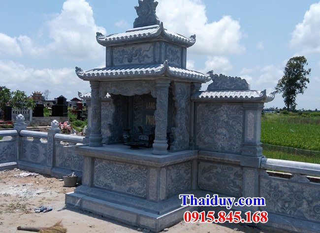 62 Mẫu lầu đá xanh nguyên khối đẹp phong thủy nghĩa trang khu lăng mộ đẹp bán tại Hà Nội