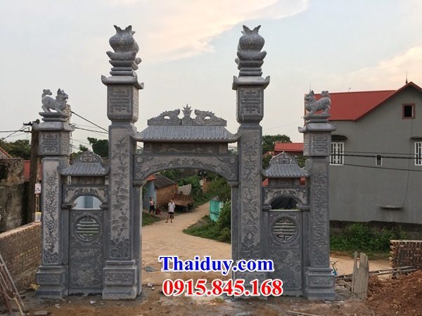 62 mẫu cột cổng nhà thờ họ từ đường gia tộc tổ tiên đá ninh bình nguyên khối đẹp nhất bà rịa vũng tàu