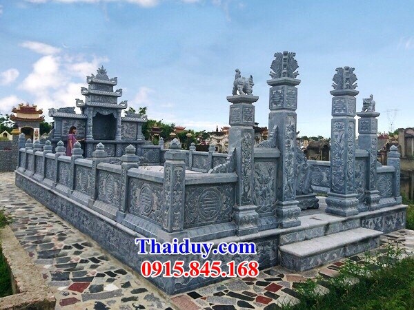 76 kích thước hàng rào khu lăng mộ nhà mồ nghĩa trang đá xanh tự nhiên ninh bình đẹp