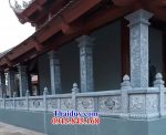 Cột đồng trụ từ đường nhà thờ đình chùa đền miếu bằng đá mỹ nghệ Ninh Bình phong thủy đẹp
