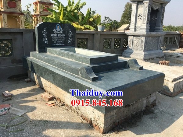 Giá bán 23 mộ đá xanh tự nhiên hiện đại đẹp tại Vĩnh Long